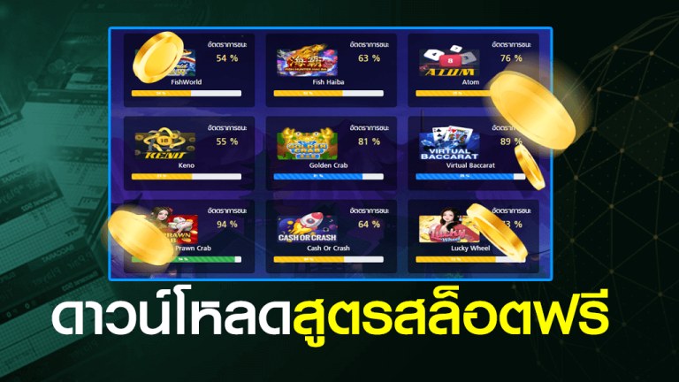 ดาวน์โหลด โปรแกรมสูตรสล็อตฟรี